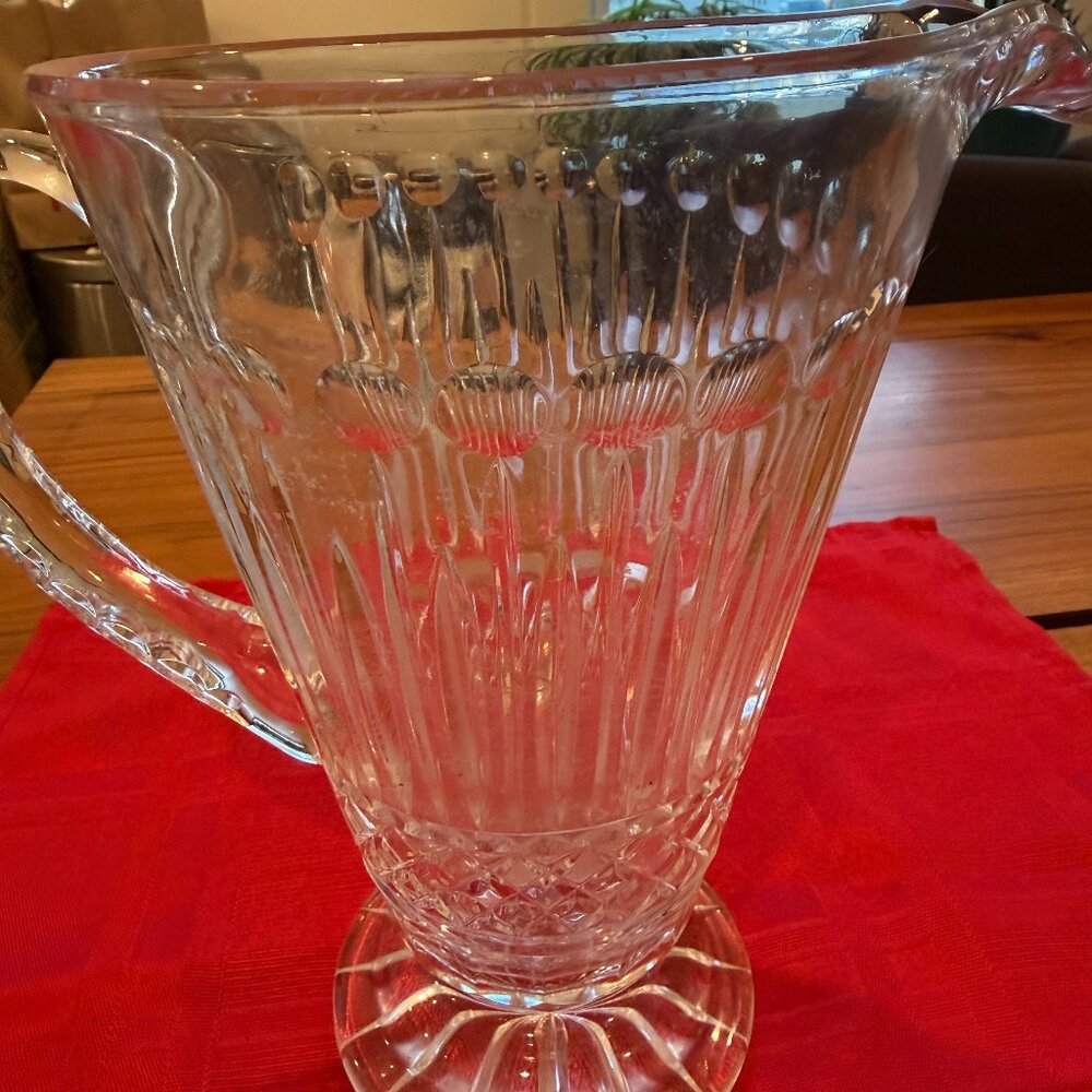 Vintage Crystal Pitcher